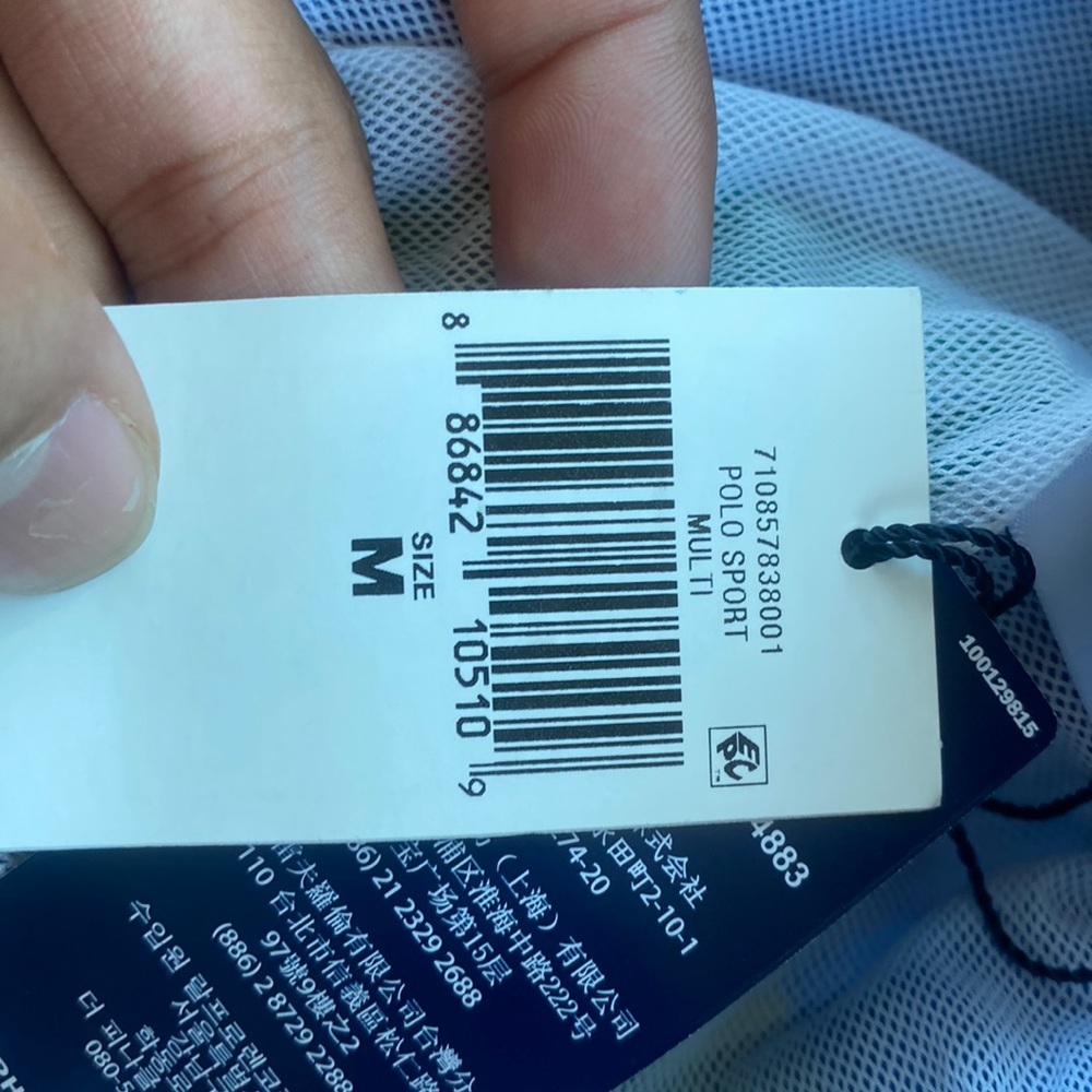 Ralph Lauren polo shorts; Muti color sport